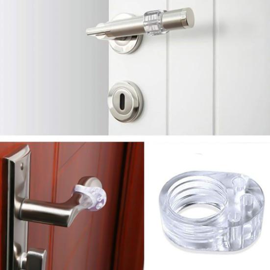 5 шт. эффективная пробка для дверной ручки длительный срок службы предотвращает появление царапин компактная специальная защита для стен офиса