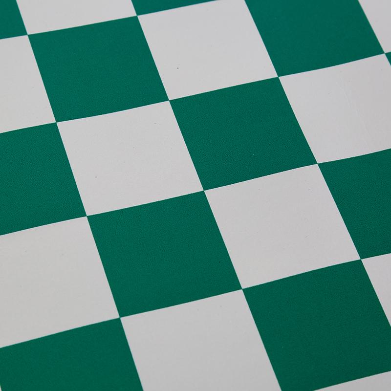 34.5Cm X 34.5Cm Chess Board For Children'S Educational Games Green & White Color