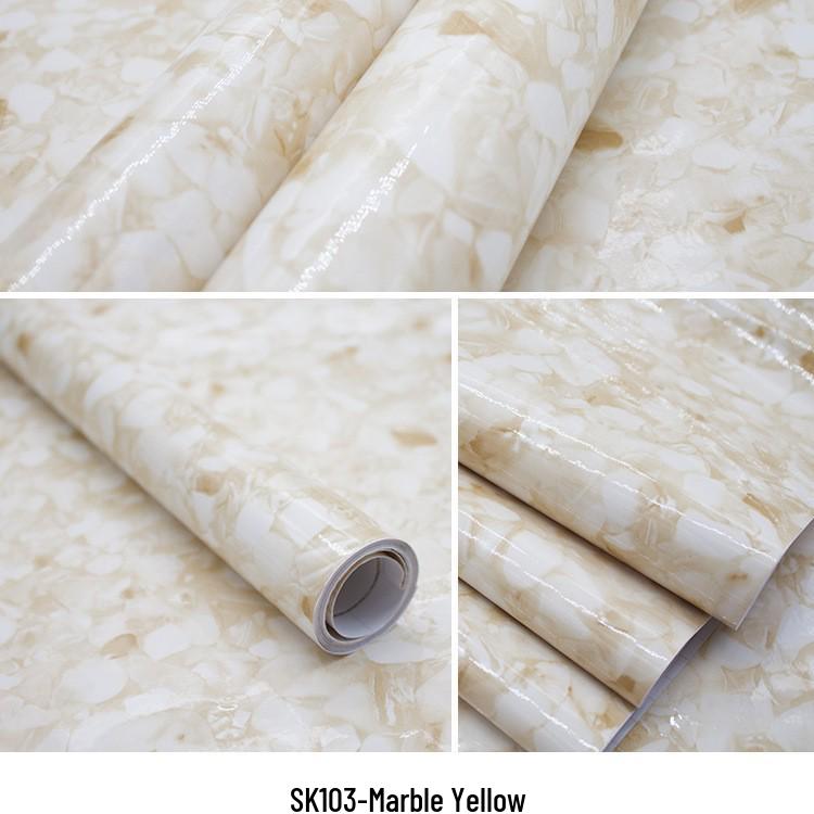 Водонепроницаемая ПВХ Мраморная Кухонная Пленка - Маслостойкая Самоклеящаяся Защитная Пленка для Плитки, Варочных Панелей, Столов и Шкафов