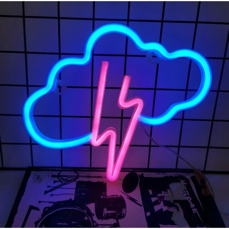 Светодиодная неоновая вывеска, USB/батарейки для бара, спальни, игровой комнаты, свадебной вечеринки, украшение стены, рождественский подарок