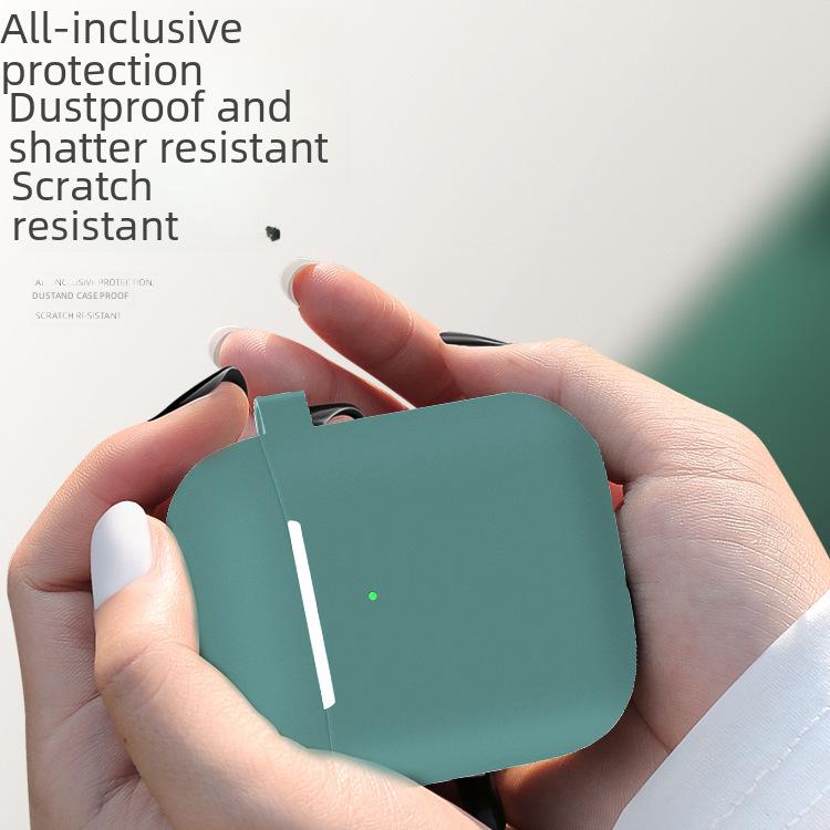 Силиконовый защитный чехол для наушников AirPods 2 — аксессуары второго поколения