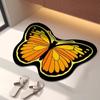 Впитывающий коврик для ванной Butterfly, диатомовая грязь, унитаз, раковина на дверь унитаза, нескользящая подставка для ног, коврик для двери