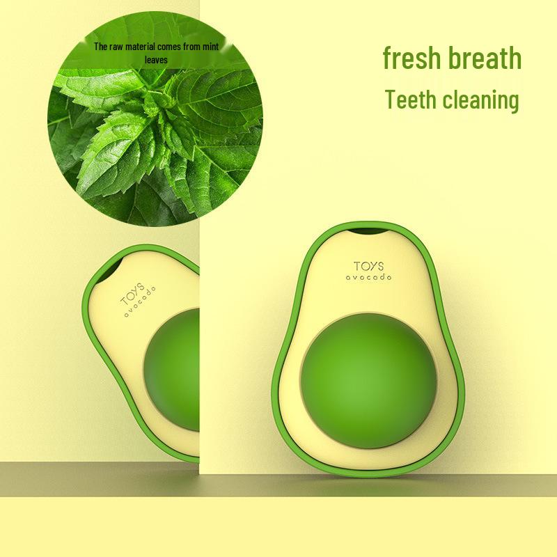 Mint Ball Cat Toy: Self-Entertainment, Teething, Dental Cleaning, and Chewing Aid for Cats