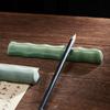 Calligraphy Bamboo Joint Paperweight Traditional Pen Brush Rest Holder  Art Supplies