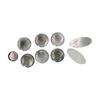 9pcs Saxophone Buttons Shell Material Set of 9pcs Sax Key Buttons for Alto Saxophone
