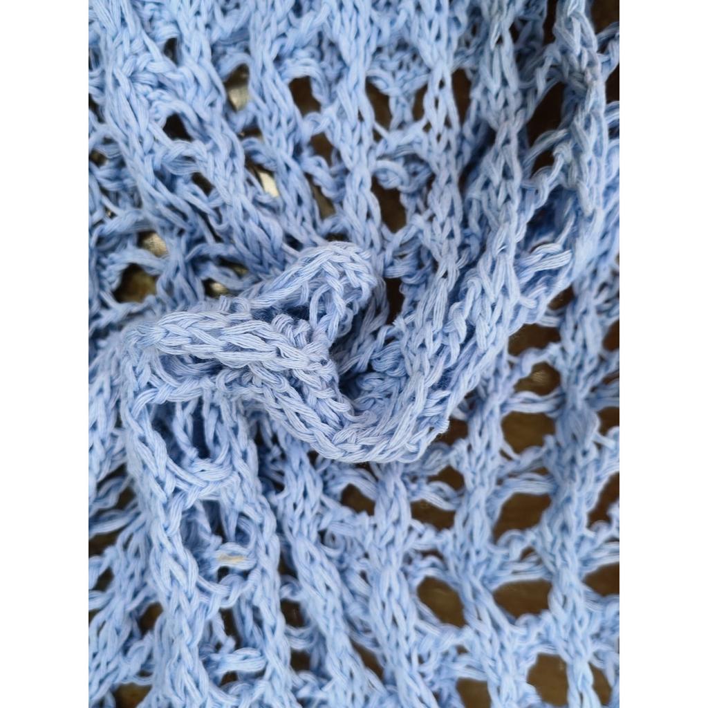 Loose Casual, Versatile Hollowed Out Long-sleeved, Large Size Women's Knit Sweater, Sun Shirt