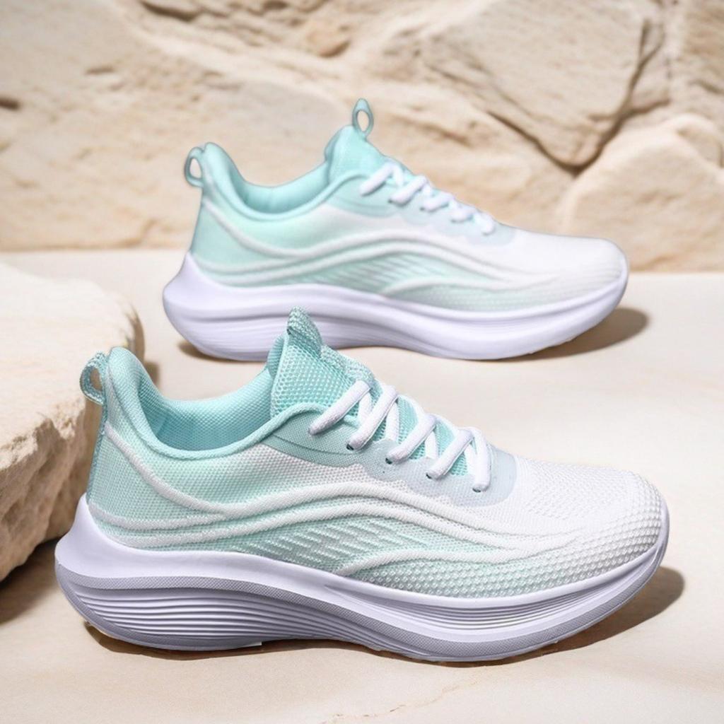 Кроссовки Fly Weave женские сетчатые легкие мягкие подошвы амортизация ультра легкие кроссовки повседневная обувь