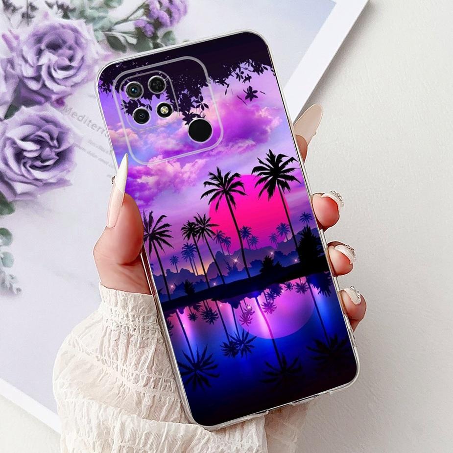 Чехол для Xiaomi Redmi 10C Милый кот Роскошная бабочка Расписная крышка 6,71'' Мягкий силиконовый чехол для Xiaomi Redmi 10C Redmi10C Fundas