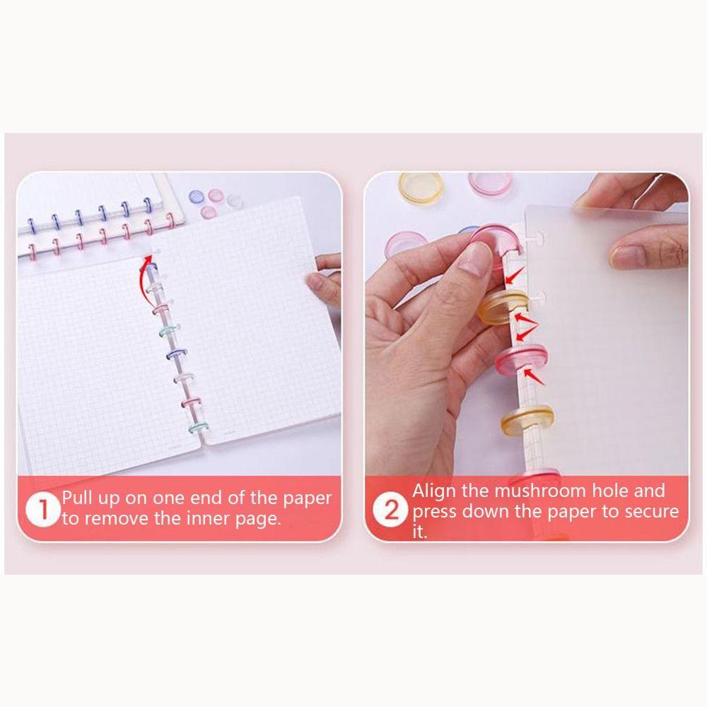DIY Mushroom Hole Puncher Scrapbooking T-type Paper Puncher Loose-leaf Hole Puncher  School Office