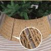 Деревенский воротник для рождественской елки 28 дюймов плетеная плетеная основа для дерева подставка чехол для искусственного праздничного украшения кольцо юбка корзина для дерева, натуральный и устойчивый