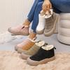 Fashion 2025 Women Ankle Boots Winter Plush Warm Thick Bottom New Warm Snow Boots Fashion Anti Slip Comfort Outdoor Cotton Shoes Women