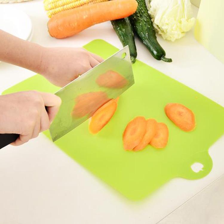 Sw Soft Plastic Cutting Board Kitchen Cutting Board Flexible Hanging Cutting Board Non-slip Cutting Board Knife Board