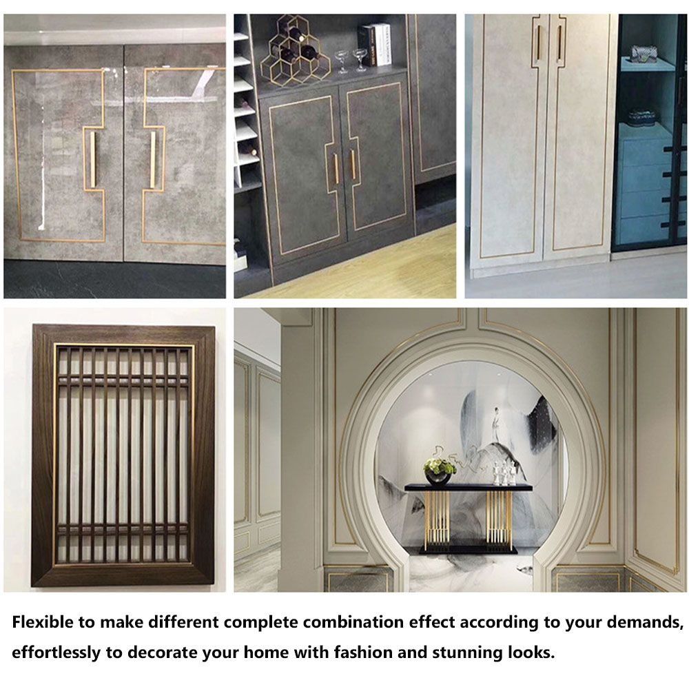 Декоративная ПВХ-линия Самоклеящаяся Кромка для фона стены Потолок Мебель Плитка