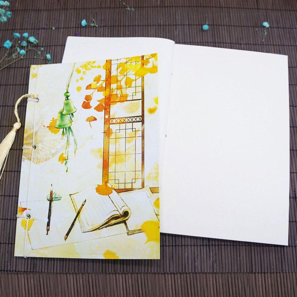 Sketchbook Wire-bound Notebook Handmade Journal Notepad Tassel Diary Note Book Office Stationery