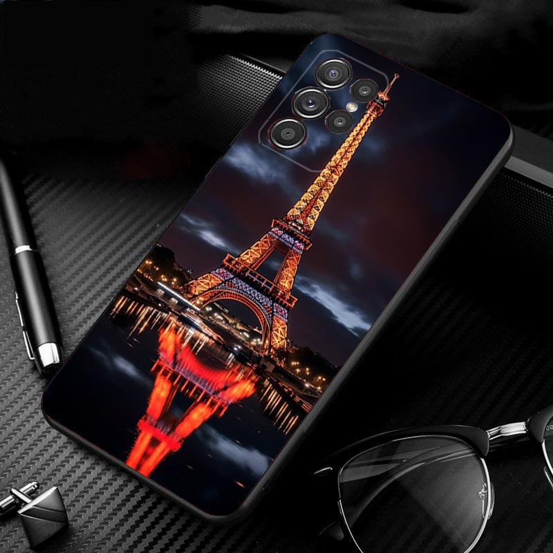 Eiffel Tower Phone Case For Samsung Galaxy S25 S24 S23 S22 S21 Ultra S24 S23 S22 S21 S25 Plus S24 S25 FE