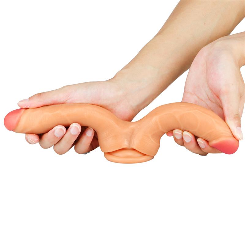 Двуглавый фаллоимитатор, анальная пробка, устройство для мастурбации, женская альтернативная игрушка для заднего двора, фаллоимитатор, товары для взрослых