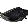 Versace Medusa Head Zipper Leather Shoulder Crossbody Waist Bag Men bags Green 1002884-1A02187-2G82V