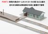 TOMYTEC TOMIX N Gauge Wooden Station Building Light Diorama Supplies 4260 Set, Green,