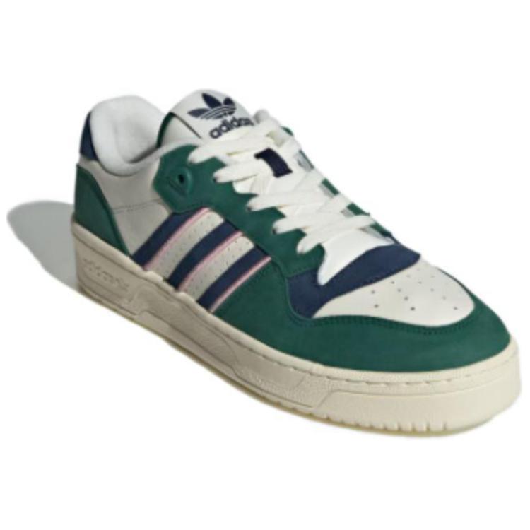 Adidas Originals Rivalry Non-Slip Durable Low-Top Skate Shoes Men Sneakers Green White IH0500