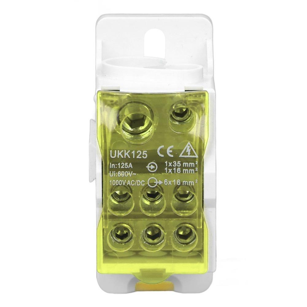 Universal DIN Rail Distribution Box 125A Power Distribution Box Various Power Distribution