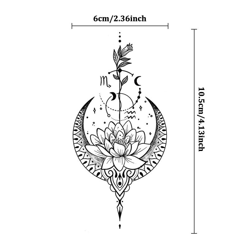 Водонепроницаемая временная татуировка-наклейка перо ключица лодыжка флэш-тату дракон змея цветы боди-арт рука поддельный рукав татуировка для женщин