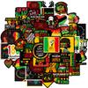50PCS Juneteenth Black History Stickers, American Independence Day Decals for Phone, Laptop & Luggage