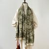 New Warm Winter Scarf Cashmere Women Pashmina Design Print Shawls Wrap Female Thick Blanket Soft Bufanda Stoles  Fashion
