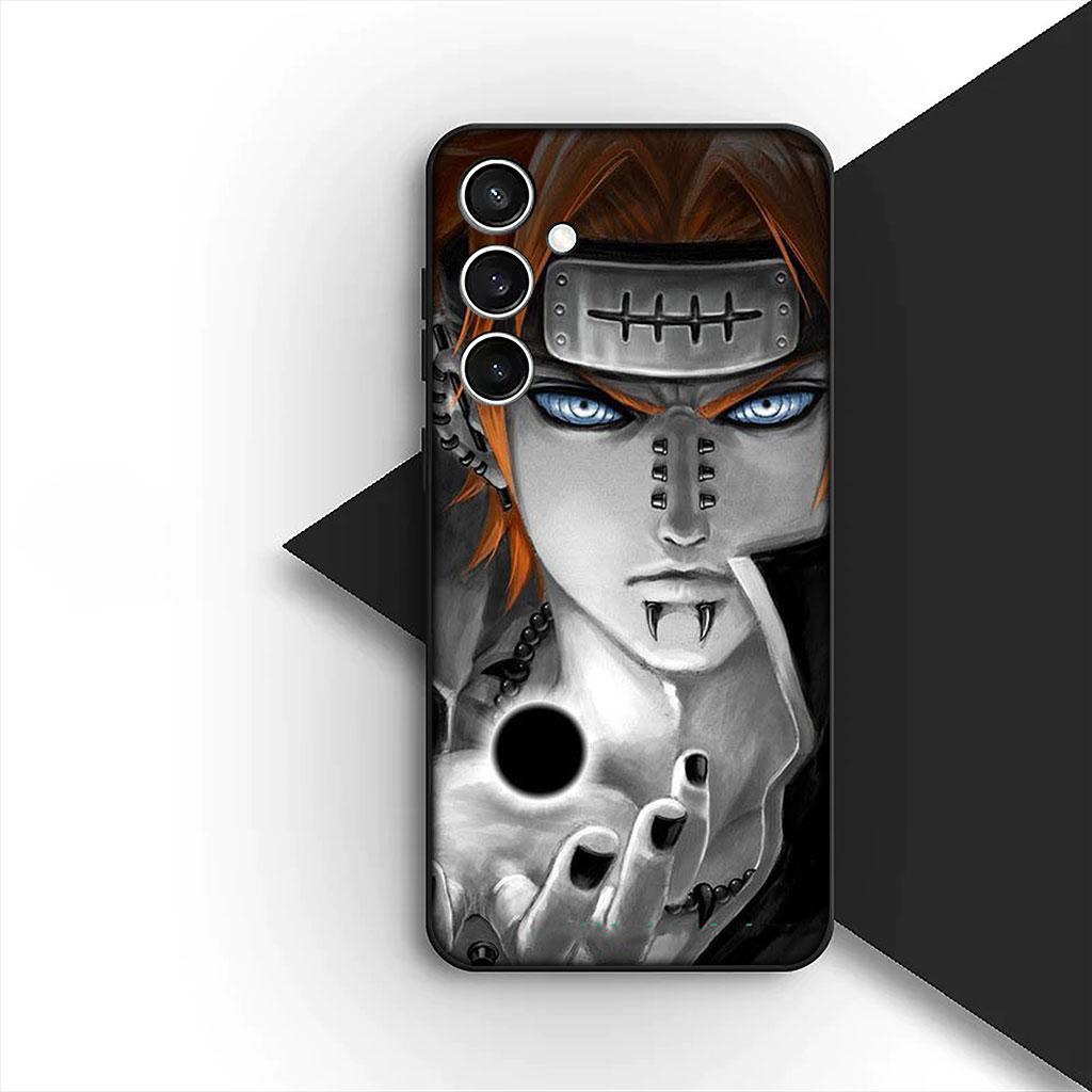 Pain Akatsuki Narutos Uchiha Itachi Silicone Phone Cover for Apple iPhone 17 Air 12 13 Pro Max Mini ProMax 7 + 8 Plus Soft Case