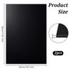 OLYCRAFT 2-Piece ABS Plastic Sheet, 300x200mm, 3mm Thick, Black, Hard Plastic Plates for Model Buildings, Architectural Models, Modeling Panels, DIY C