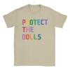 Футболки мужские с цитатой Protect The Dolls, футболки Trans Women Solidairity Vintage Tee, футболки с коротким рукавом, чистый хлопок, идея для подарка, одежда