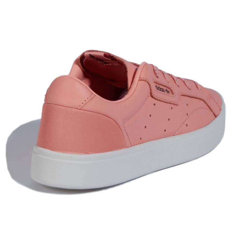 adidas Оригинальные женские кроссовки Sleek розово-белые FV0512