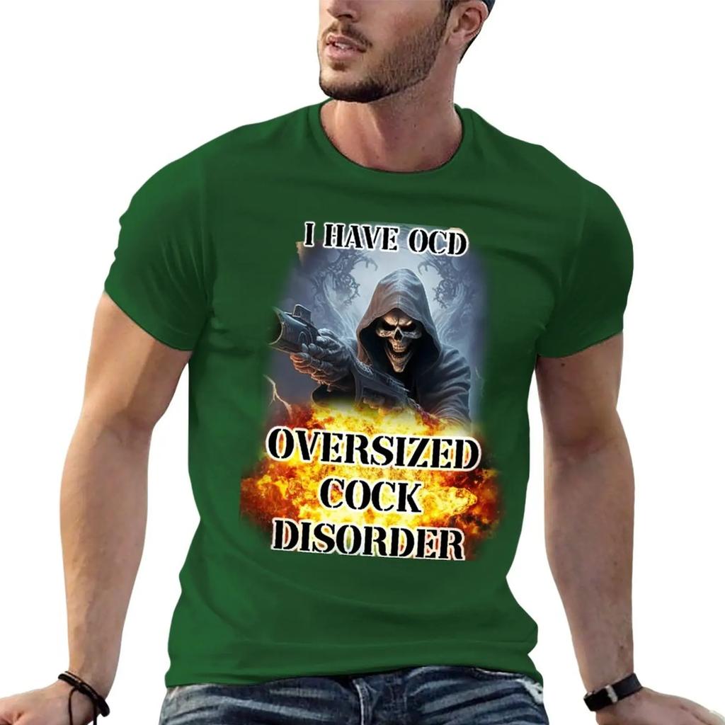 New i have ocd ver 2 T-Shirt Anime t-shirt t shirt man plain black t shirts men
