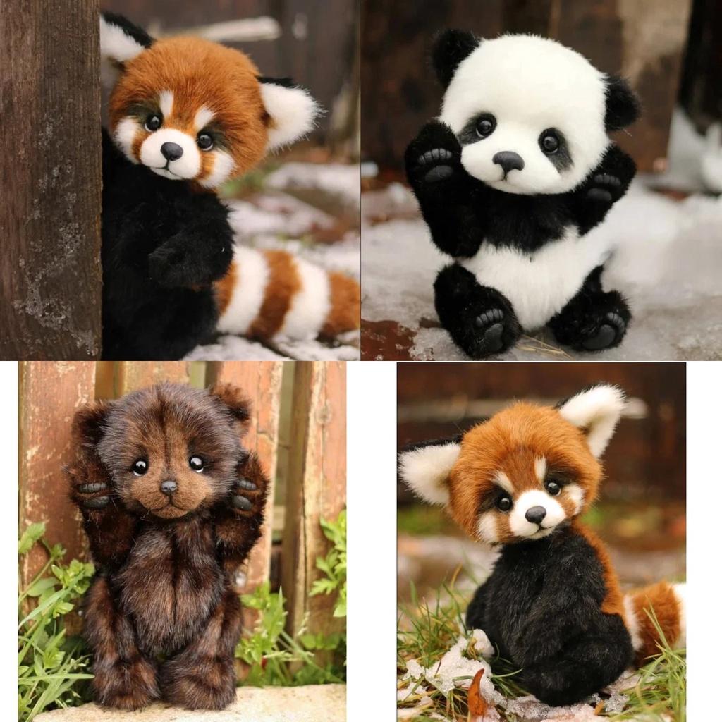Cute Handmade Plush Baby Bears Perfect Addition To Halloween Decorations