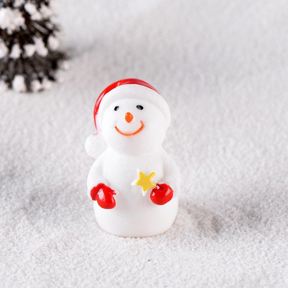 Mini Santa Claus 1 Pcs Resin Crafts Gift Christmas Decoration Christmas Ornaments Micro Landscape Figurines