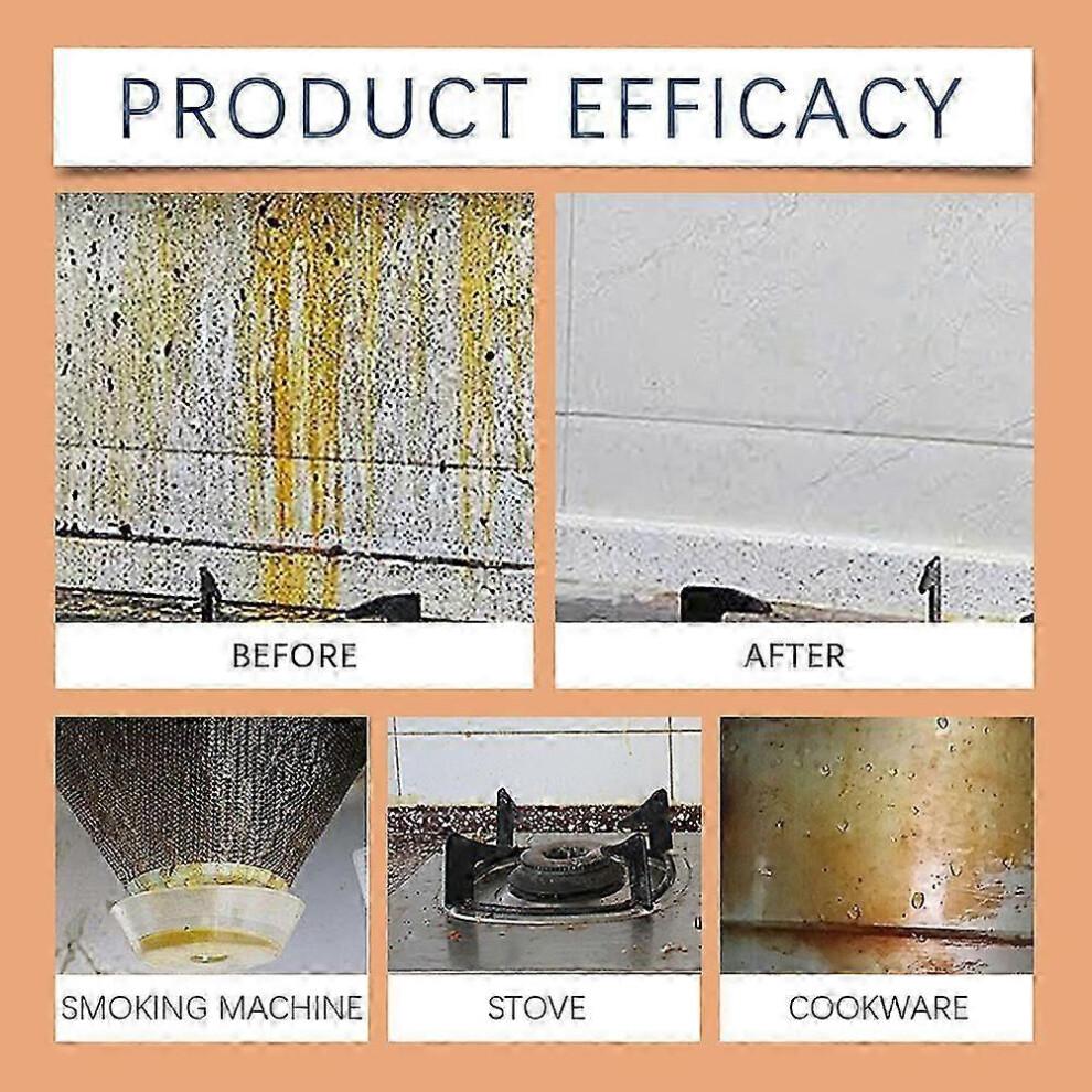 Multi-Purpose Kitchen Degreaser Heavy Grease Foam Cleaner Removes Grease, Grime, and Stains on Range Hoods & Countertops