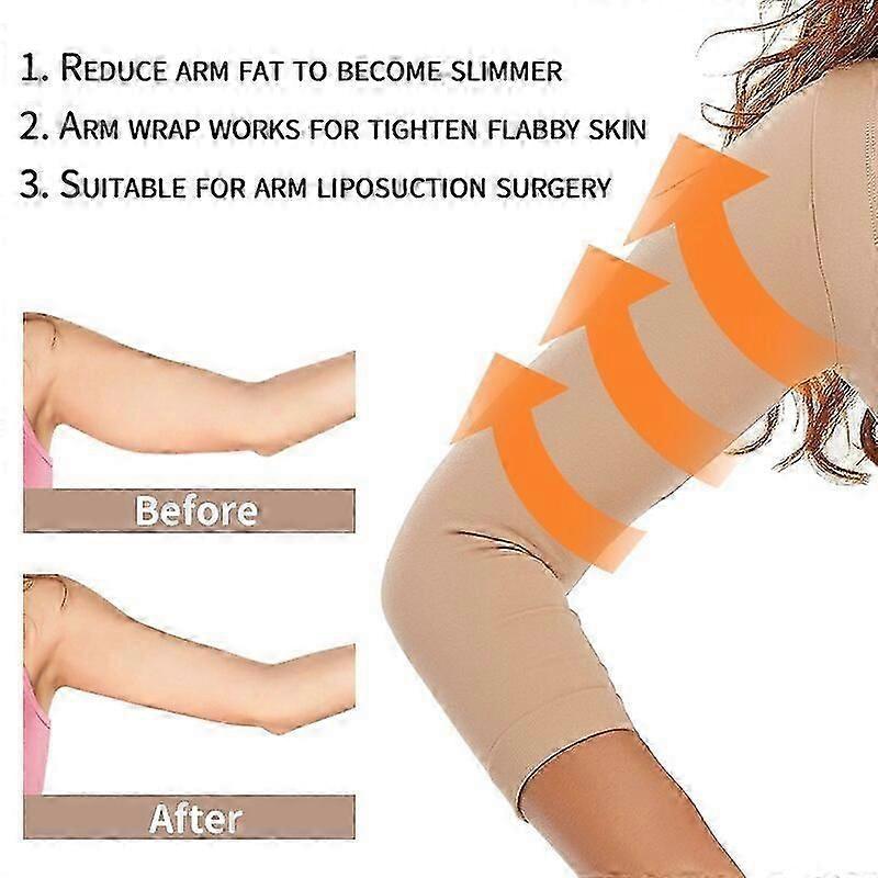 Upper Arm Shapers Compression Long Sleeves Women Arm Shapewear Humpback Posture Corrector Shoulder Breast Support Push Up TopsBack & Lumbar Support Cu