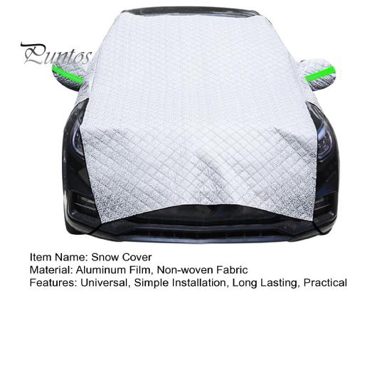 Чехол для лобового стекла автомобиля от снега с защитой бокового зеркала, противоугонный дизайн, защита от замерзания, защита от ультрафиолета, универсальный автомобильный чехол для лобового стекла