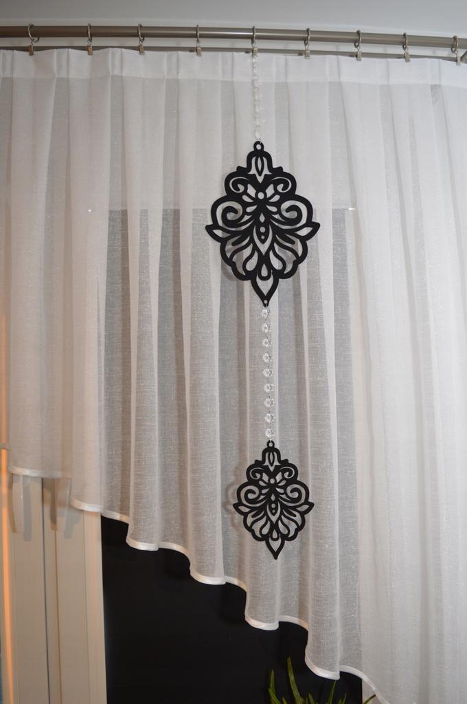 Z2 black GARLAND pendant decoration OPENWORK curtain decor