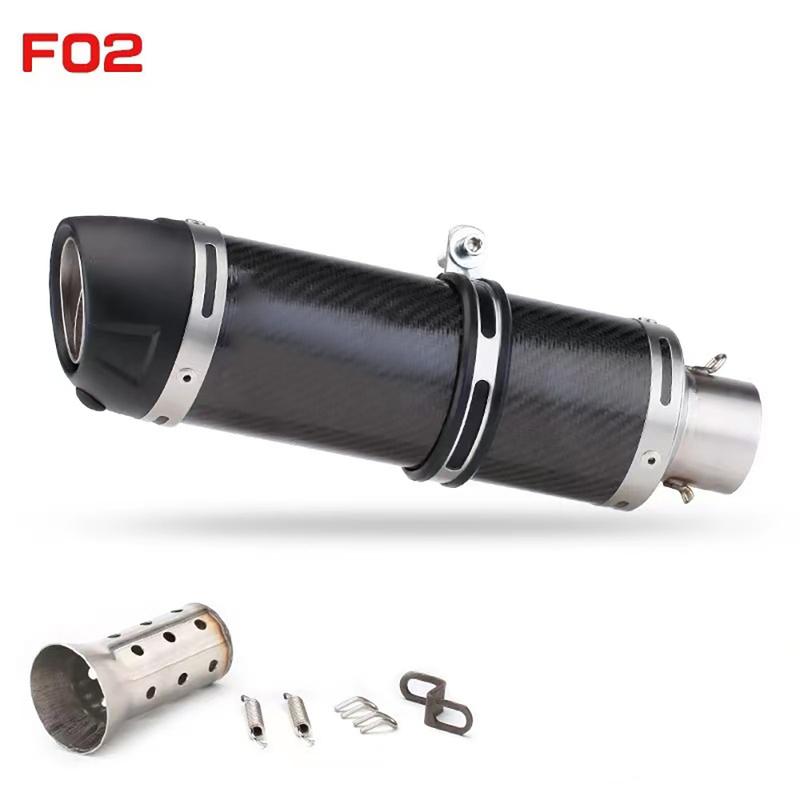 51mm Motorcycle Exhaust Muffler Pipe Escape Moto With DB Killer for Z1000 Z900 GSR600 FZ6N R1 R6 R3