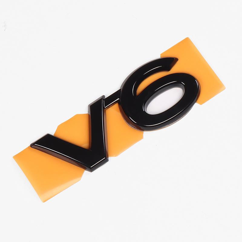 For Toyota Land Cruiser 200 Prado 120 150 Car Logo Displacement V8/TX/TXL/5.7/V6/Black Letter Sticker Car Decoration Accessories KS4 ncrw7