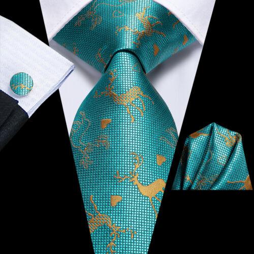 Мужской галстук Классический шелковый галстук Карманный квадратный комплект запонок с цветочным узором Пейсли Свадьба