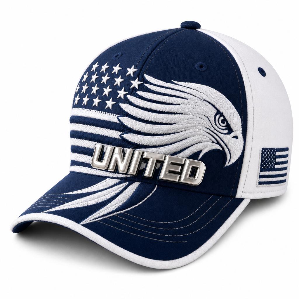 New American National Day patriotic theme baseball cap D digital printed dad hat