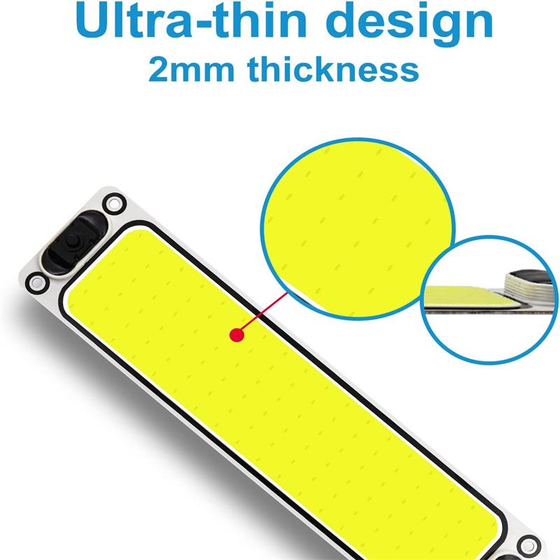 12-24 В автомобильное внутреннее освещение светодиодная полоса для чтения ночник лампа для внутреннего освещения с выключателем для фургона, грузовика