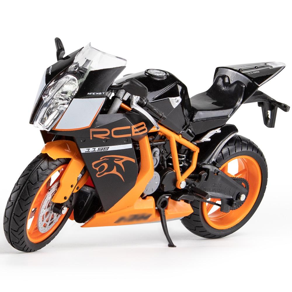 1/12 HTM Rc8 Alloy Motorcycle Model Diecasts Sport Racing Motorcycle Vehicles Decoration Ornaments Toys for Kid Boys’ Gifts