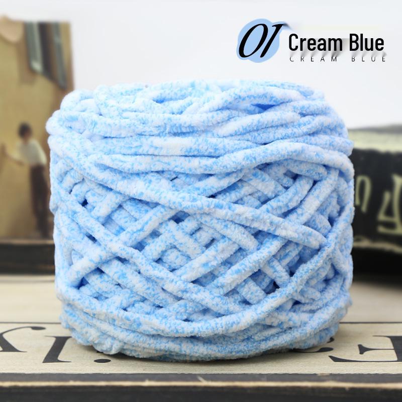 Толстая пряжа Ice Wool для вязания одеял, тапочек, шейных платков и шарфов