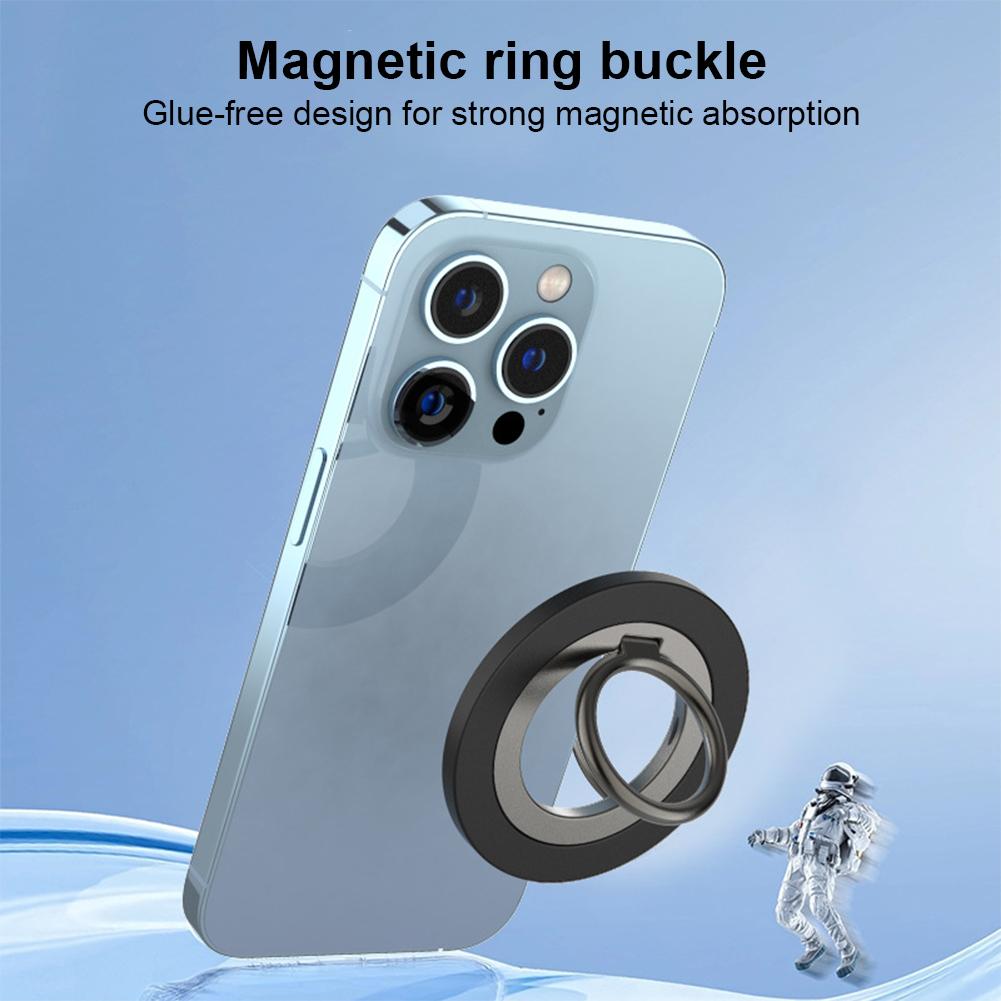 Магнитный держатель для телефона MagSafe Finger Ring Kickstand Metal Phone Grip для iPhone 15 14 13 12 Аксессуары для смартфонов