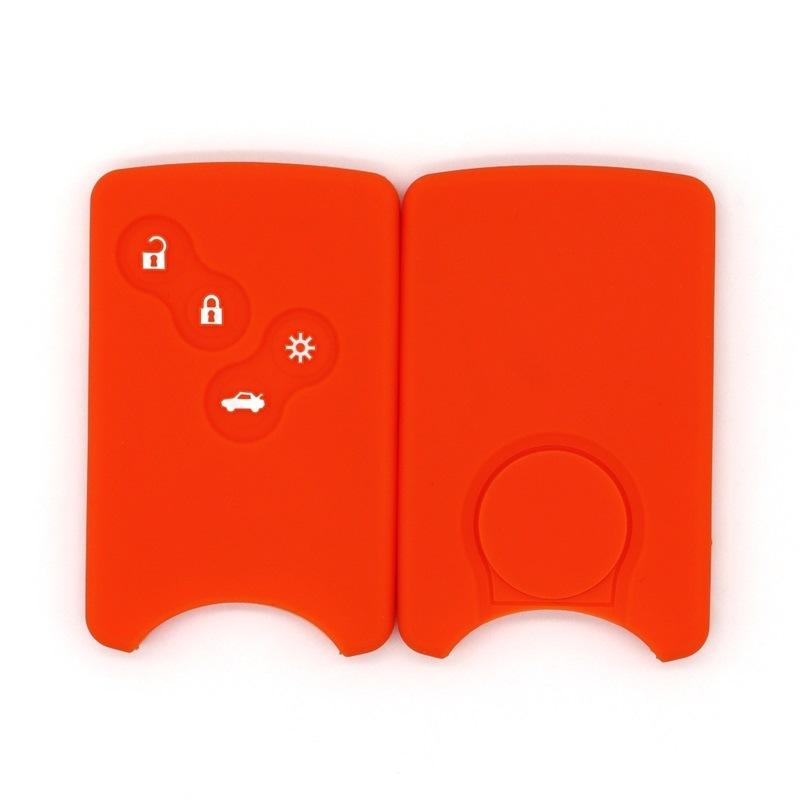 Silicone key cover, suitable for Renault Koleos Binfenglang Latitude Talisman key bag, shockproof key cover