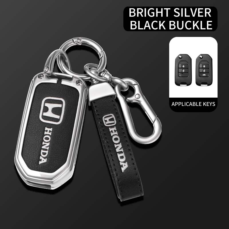 tbfnr8 Car Flip Remote Key Case Cover Protector Shell Fob For Honda Civic CR-V HR-V Agreement Jade Crider Odyssey 2015-2018 Accessories