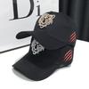 Унисекс Хлопковая бейсболка с вышивкой тигра Мужская Женская Хип-хоп шляпа Повседневные кепки тракеров Уличные регулируемые кепки с застежкой сзади Горас