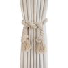 Solid Color Curtain Rope Cotton Material Cotton Rope Buckle Curtain Holder Clips  for Curtains